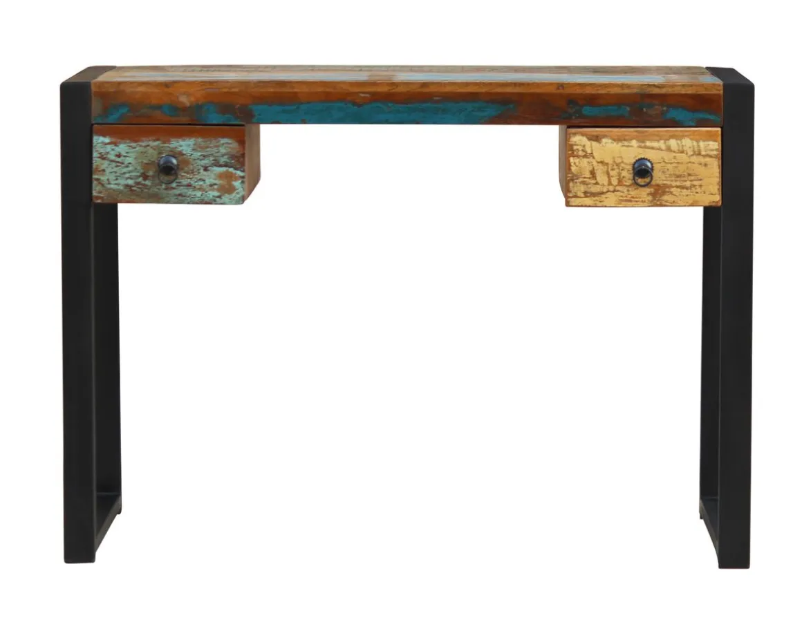 Schreibtisch Vintage PIPPIN mit Schubladen 110 x 50 x 77 cm