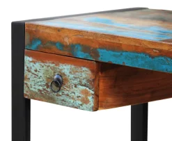Schreibtisch Vintage PIPPIN mit Schubladen 110 x 50 x 77 cm