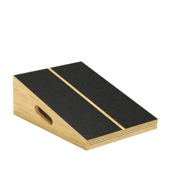 Schrägbrett Wadendehner Holz verstellbar natur/schwarz