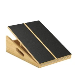 Schrägbrett Wadendehner Holz verstellbar natur/schwarz