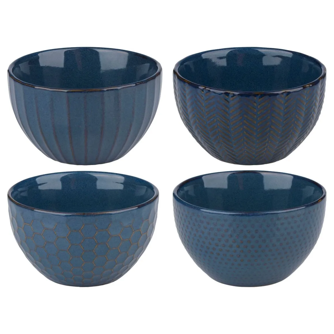 Schüssel Steingut 11 cm blau