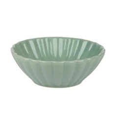 Schüssel Steingut 18 cm grün