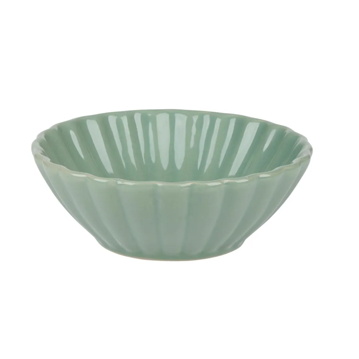 Schüssel Steingut 18 cm grün