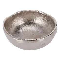 Schüssel Weihnachtsschale 10 x 4 cm silber
