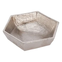 Schüssel Weihnachtsschale 10 x 4 cm silber