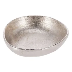 Schüssel Weihnachtsschale 10 x 4 cm silber