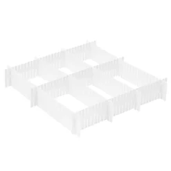 Schubladenteiler 36er Set weiss