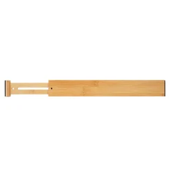 Schubladenteiler verstellbar Bambus 4er Set
