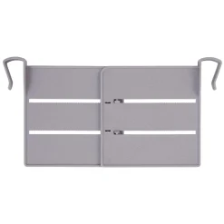 Schubladenteiler verstellbar Set 7-teilig weiss/grau | GONSER.CH