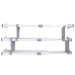 Schubladenteiler verstellbar Set 7-teilig weiss/grau | GONSER.CH