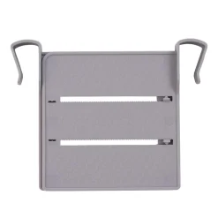 Schubladenteiler verstellbar Set 7-teilig weiss/grau | GONSER.CH