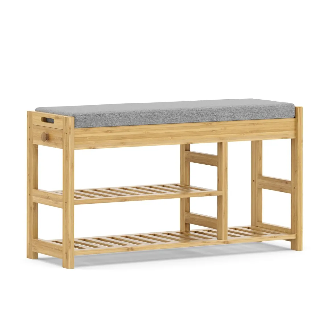 Schuhbank Bambus SEREIN 90 x 30 x 51 cm natur