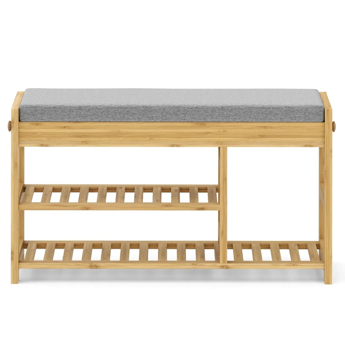 Schuhbank Bambus SEREIN 90 x 30 x 51 cm natur