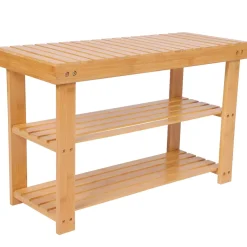 Schuhbank Bambus 70 x 28 x 45 cm