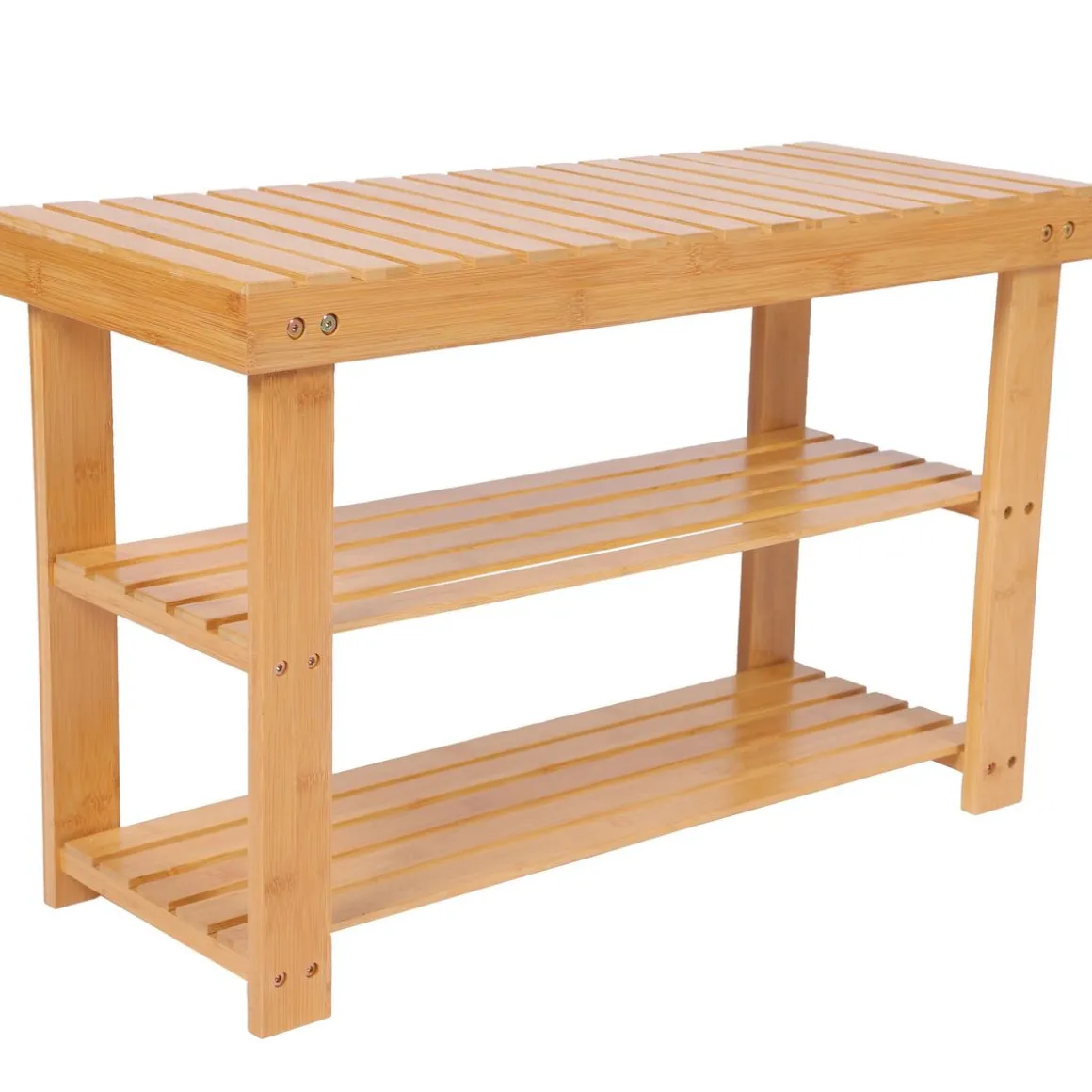 Schuhbank Bambus 70 x 28 x 45 cm