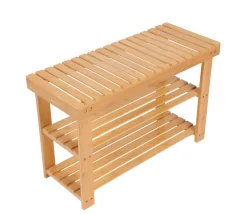 Schuhbank Bambus 70 x 28 x 45 cm