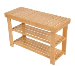 Schuhbank Bambus 70 x 28 x 45 cm