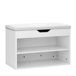 Schuhbank 60 x 30 x 41 cm weiss