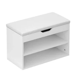 Schuhbank 60 x 30 x 41 cm weiss