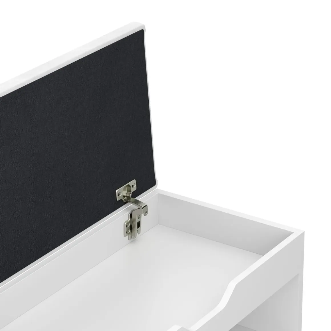 Schuhbank 60 x 30 x 41 cm weiss