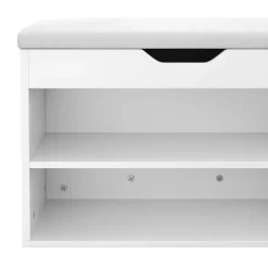 Schuhbank 60 x 30 x 41 cm weiss