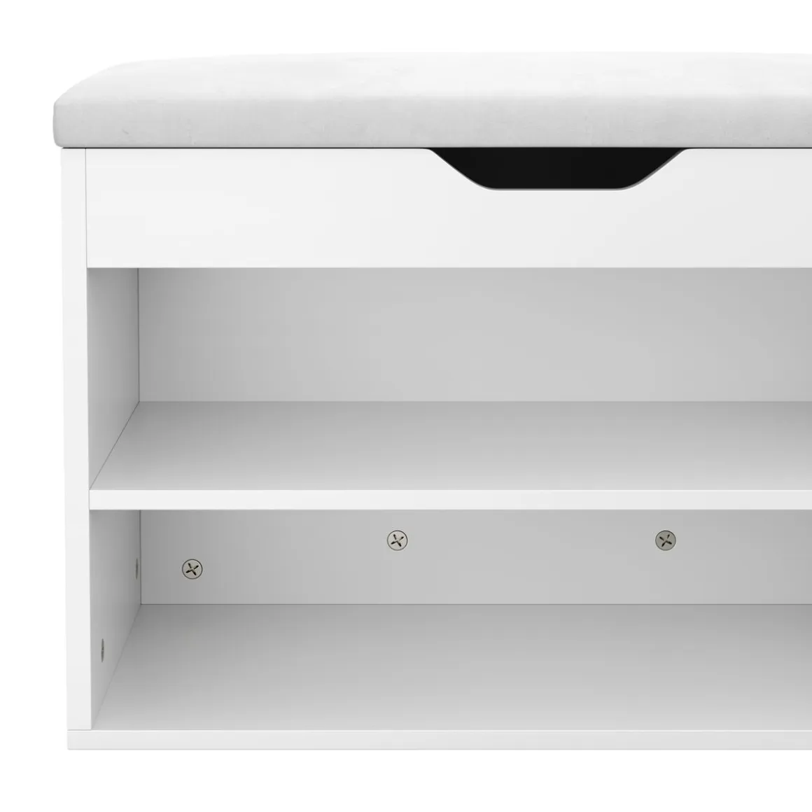 Schuhbank 60 x 30 x 41 cm weiss
