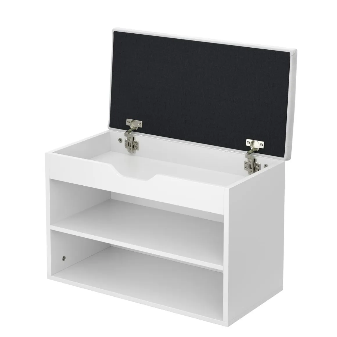 Schuhbank 60 x 30 x 41 cm weiss