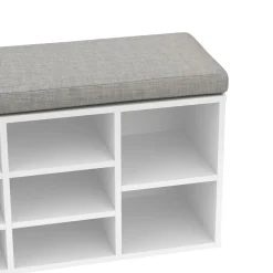 Schuhbank 102 x 30 x 48 cm weiss