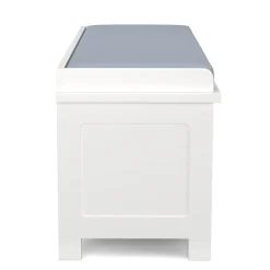 Schuhbank 105 x 35 x 43 cm weiss
