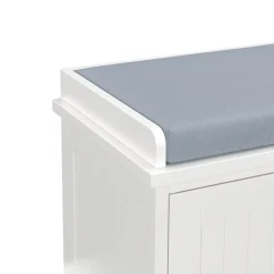 Schuhbank 105 x 35 x 43 cm weiss