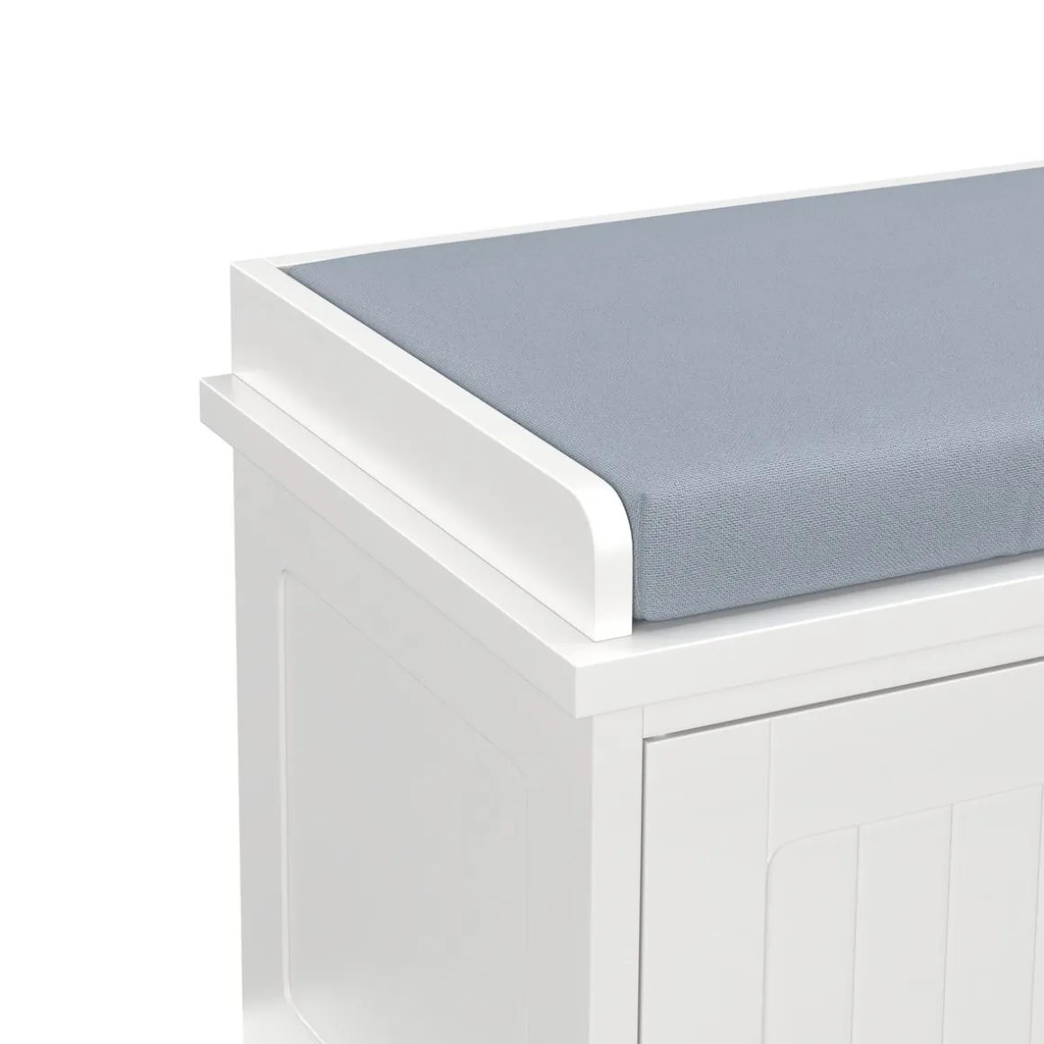 Schuhbank 105 x 35 x 43 cm weiss