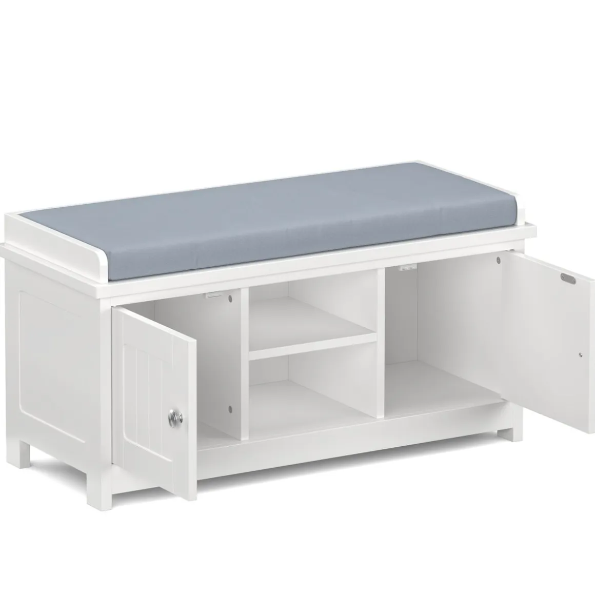 Schuhbank 105 x 35 x 43 cm weiss