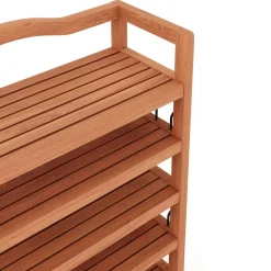 Schuhregal Holz 74 x 26 x 82 cm