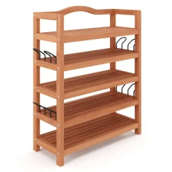 Schuhregal Holz 74 x 26 x 82 cm