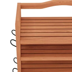 Schuhregal Holz 74 x 26 x 82 cm