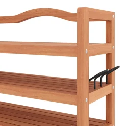 Schuhregal Holz 74 x 26 x 82 cm