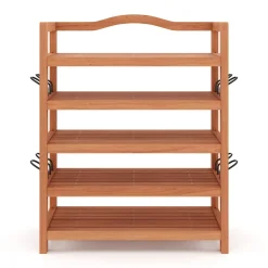 Schuhregal Holz 74 x 26 x 82 cm