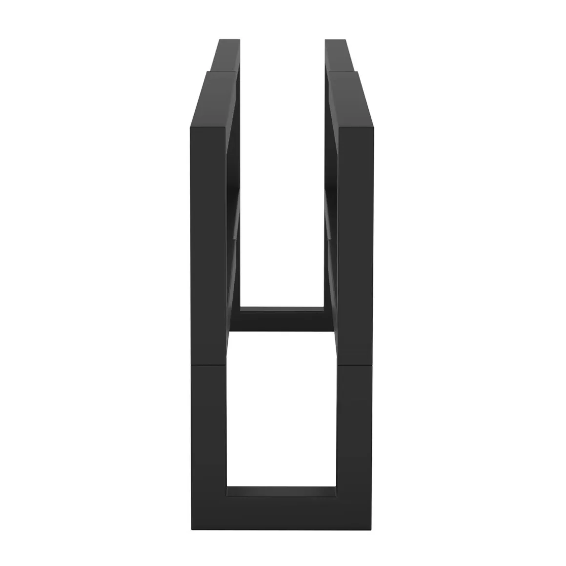 Schuhregal Metall LONDRA 43 - 75 x 35 cm schwarz