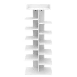 Schuhregal RUTA 45 x 114 cm weiss