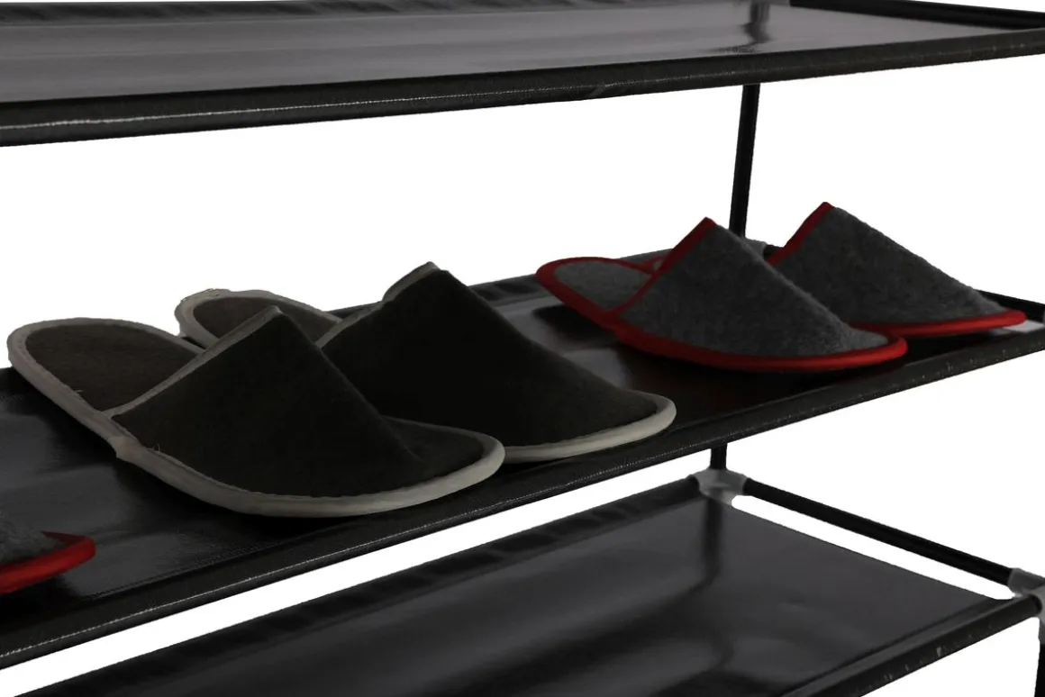 Schuhregal 10 Tablare schwarz
