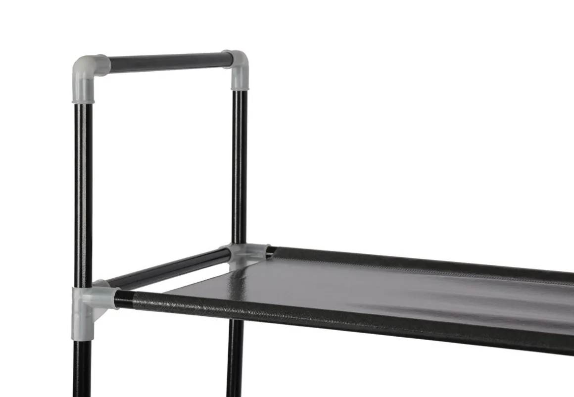Schuhregal 10 Tablare schwarz