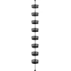 Schuhregal Teleskopregal 8 Ebenen 105 - 310 cm schwarz