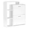 Schuhschrank ALINA 85 x 90 cm weiss