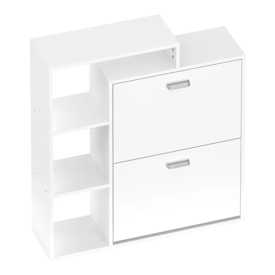 Schuhschrank ALINA 85 x 90 cm weiss