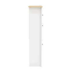 Schuhschrank ARLES 78 x 24 x 108 cm weiss