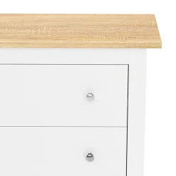 Schuhschrank ARLES 78 x 24 x 108 cm weiss