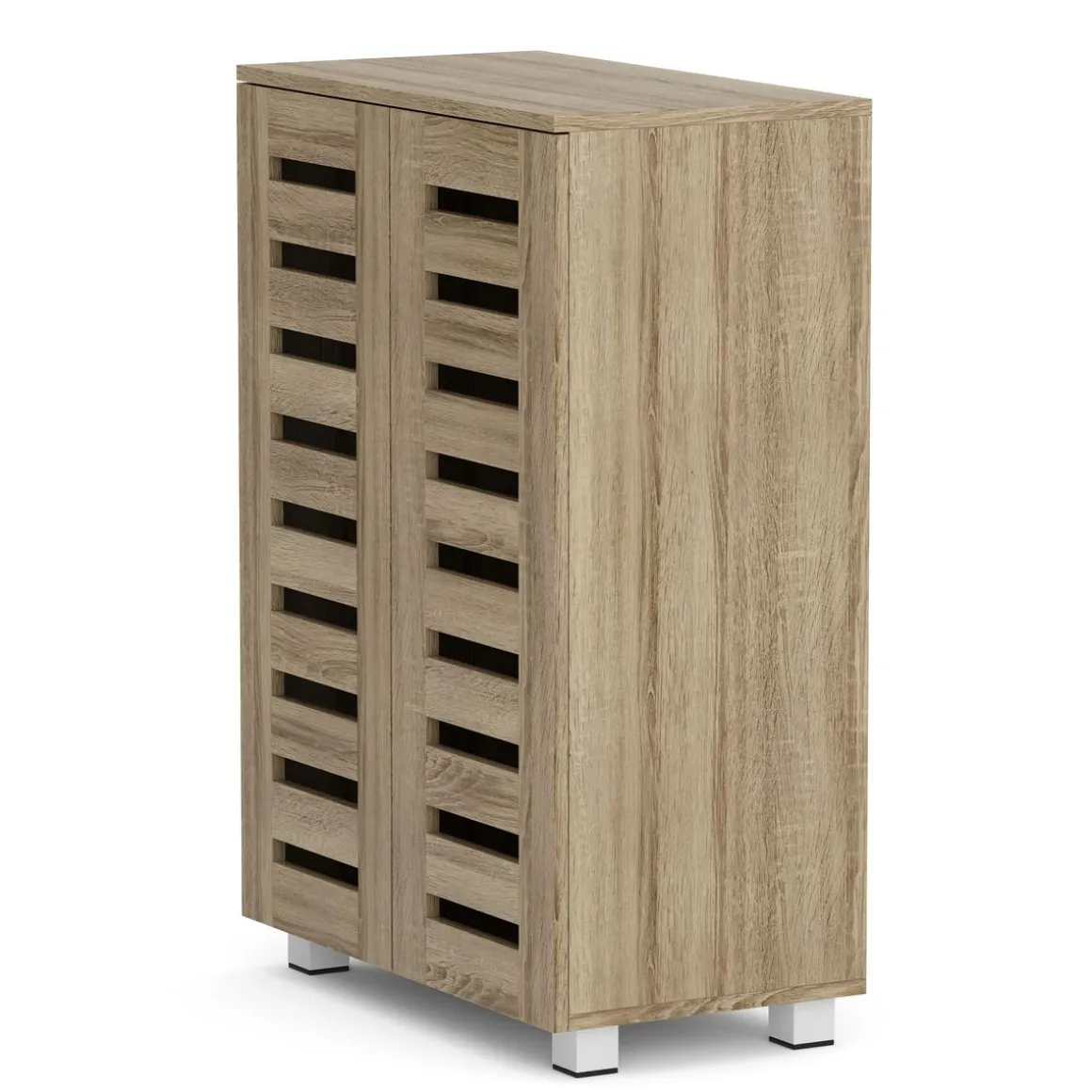 Schuhschrank EDDIE 60 x 33 x 87 cm braun