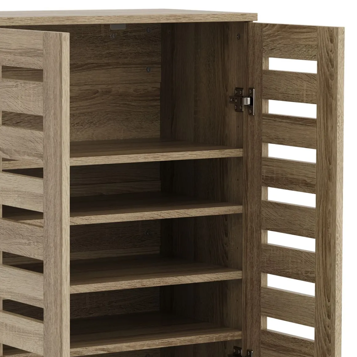 Schuhschrank EDDIE 60 x 33 x 87 cm braun