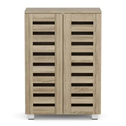 Schuhschrank EDDIE 60 x 33 x 87 cm braun