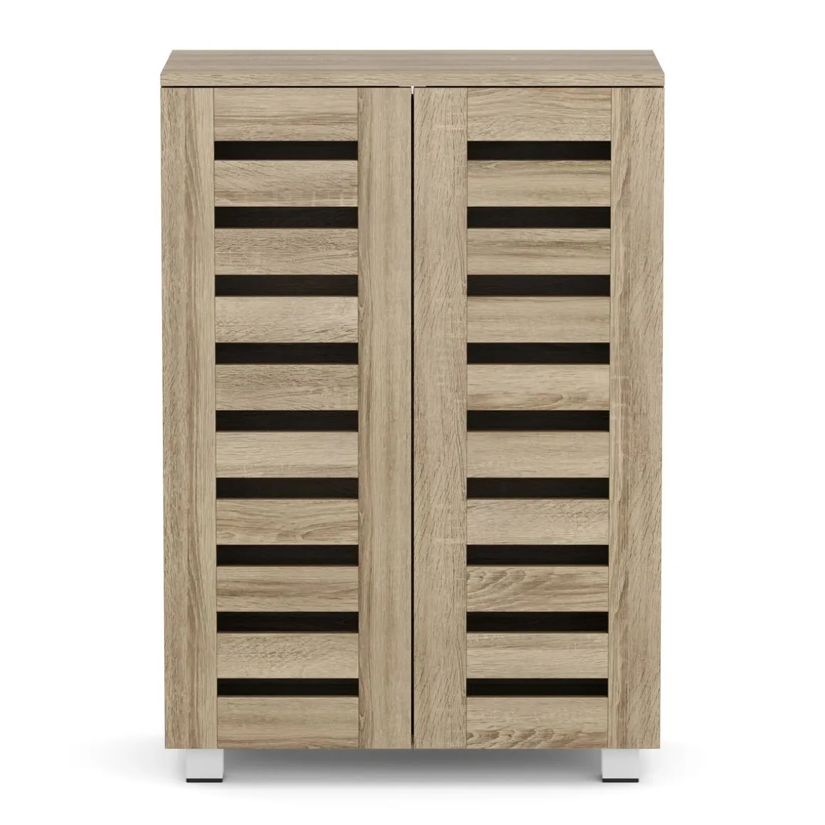 Schuhschrank EDDIE 60 x 33 x 87 cm braun